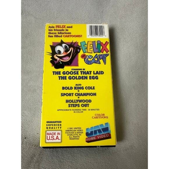 Felix The Cat! Vintage vhs tape - Picture 2 of 3